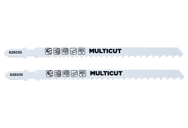Πριονόλαμες Μετάλλου KWB Μεταβλητό Δόντι Multicut BIM T Fine 2 τμχ