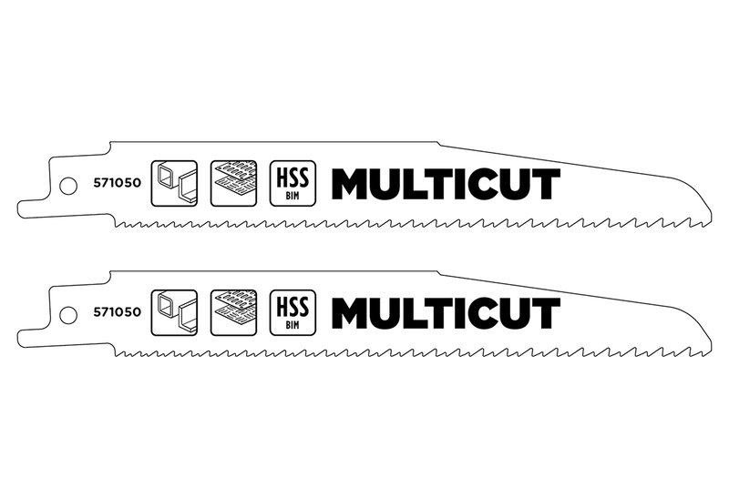 Λάμες Σπαθοσέγας KWB Multicut Διμεταλλικές 2τμχ