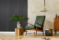 Ηχοαπορροφητικό Πάνελ Τοίχου Black Oak Μαύρο Μ244xΠ52cm 18mm 1.27m²