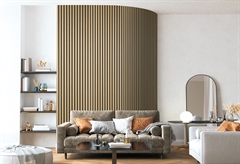 Ηχοαπορροφητικό Πάνελ Τοίχου Light Oak Ανοιχτό Δρυς Μ244xΠ52cm 18mm 1.27m²