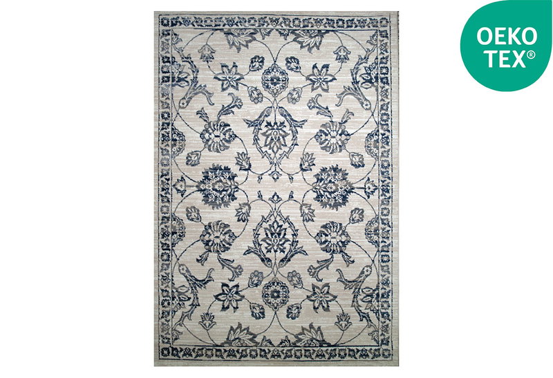 Χαλί Bioafrol Venice 190x133cm (VEN659 CREAM/BLUE)