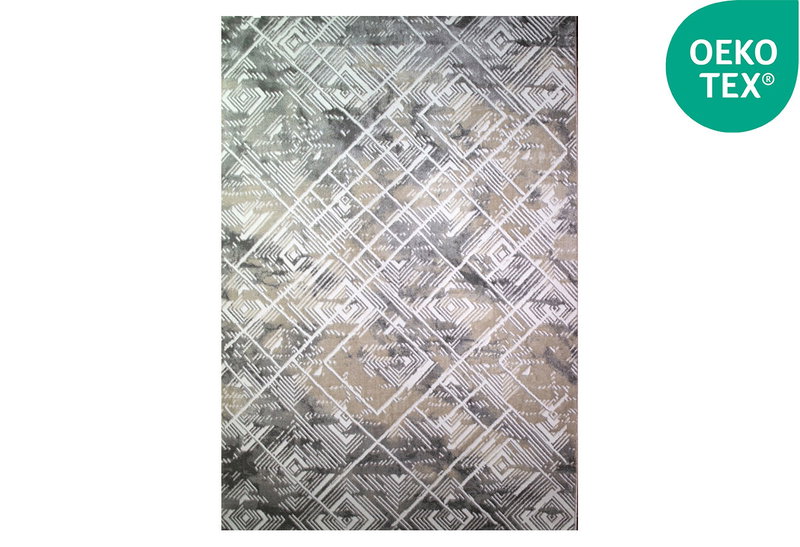 Χαλί Bioafrol Venice 190x133cm (VEN664 CREAM/GREY)