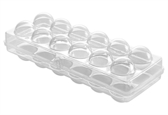Θήκη Αυγών Ψυγείου 12 Θέσεων 11x28x8cm