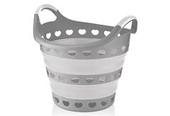 Καλάθι Ρούχων Qlux 14lt Γκρι