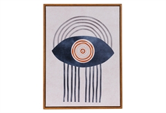 Κάδρο Eurolamp Μάτι 30x40cm Μπλε/Λευκό/Μπεζ