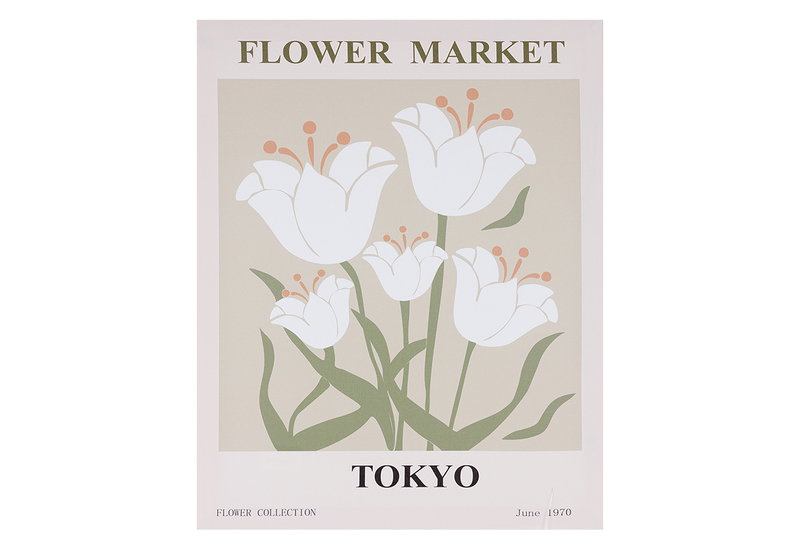 Καμβάς Eurolamp Flower Market Tokyo 40x50cm