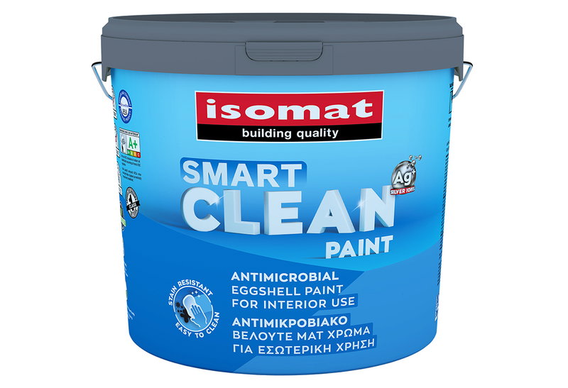 Χρώμα Πλαστικό Isomat Smart Clean Λευκό 10lt