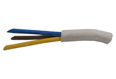 Καλώδιο Ρεύματος Εύκαμπτο Λευκό Wairel H03VV-F 3x4mm² με το Μέτρο