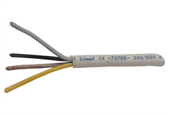 Καλώδιο Ρεύματος Εύκαμπτο Λευκό Wairel H05VV-F 4x1.5mm² με το Μέτρο