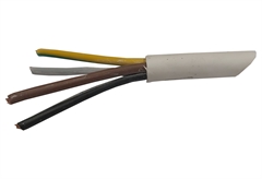 Καλώδιο Ρεύματος Εύκαμπτο Λευκό Wairel H05VV-F 5x1.5mm² με το Μέτρο