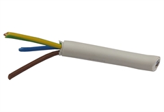 Καλώδιο Ρεύματος Λευκό Wairel NYΜ A05VV-U 3x2.5mm² με το Μέτρο