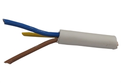 Καλώδιο Ρεύματος Λευκό Wairel NYΜ A05VV-U 3x4mm² με το Μέτρο