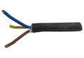 Καλώδιο Ρεύματος Μαύρο Wairel NYY J1VV-U 3x2.5mm² με το Μέτρο