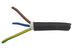 Καλώδιο Ρεύματος Μαύρο Wairel NYY J1VV-U 3x4mm² με το Μέτρο