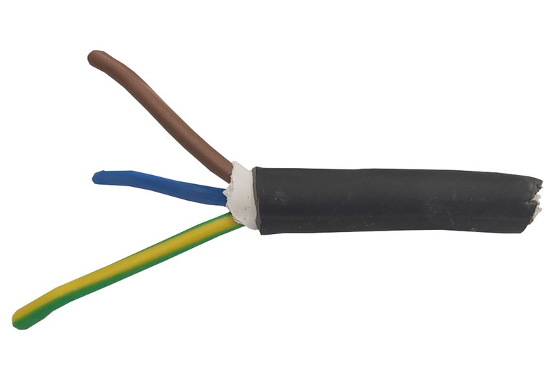 Καλώδιο Ρεύματος Μαύρο Wairel NYY J1VV-U 3x4mm² με το Μέτρο