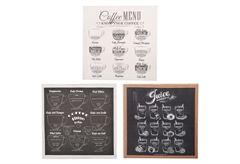 Κάδρο Ostaria Drinks 28x28cm σε Διάφορα Σχέδια