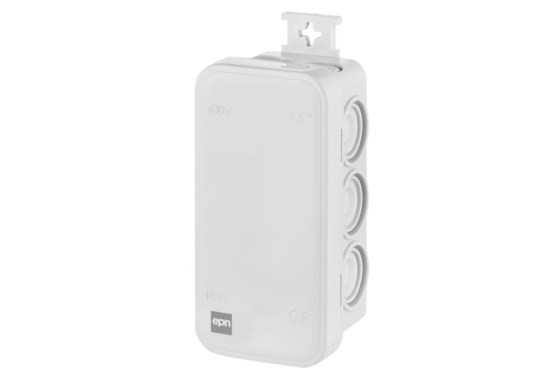 Μπουάτ Εξωτερικό Plug On Μ9xΠ4.5xΥ3.9cm IP55 Γκρι