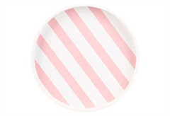 Διακοσμητικός Δίσκος Ostaria Pink Stripes