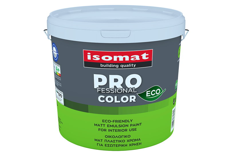 Χρώμα Πλαστικό Isomat Pro Color Eco Λευκό 3lt