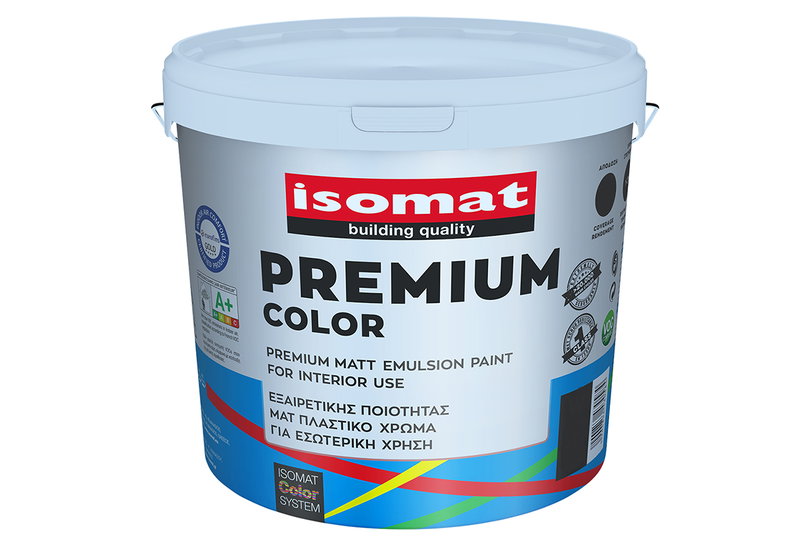 Χρώμα Πλαστικό Isomat Premium Color Βάση TR 2.85lt