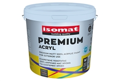 Χρώμα Ακρυλικό Isomat Premium Acryl Λευκό 3lt