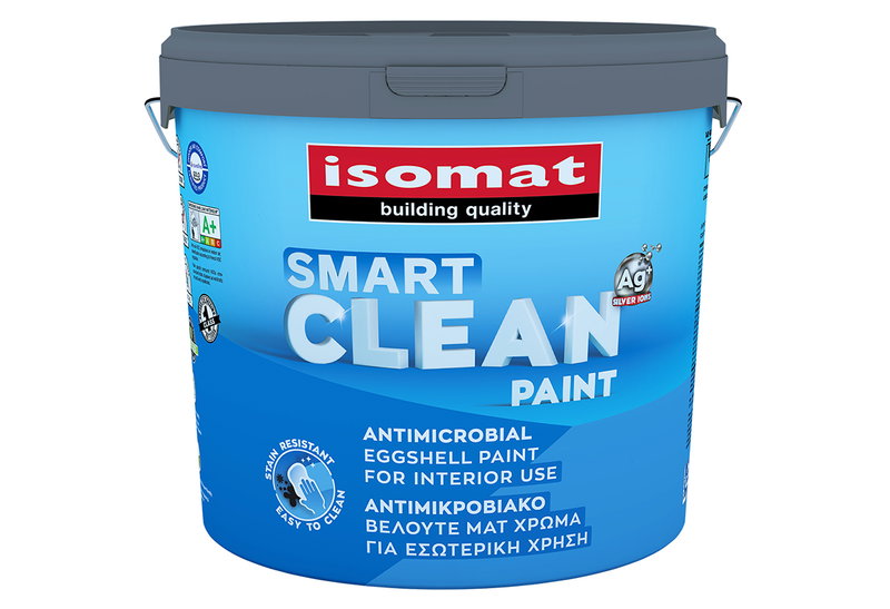 Χρώμα Πλαστικό Isomat Smart Clean Βάση P 10lt