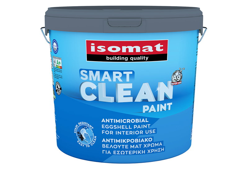 Χρώμα Πλαστικό Isomat Smart Clean Βάση D 9.7lt