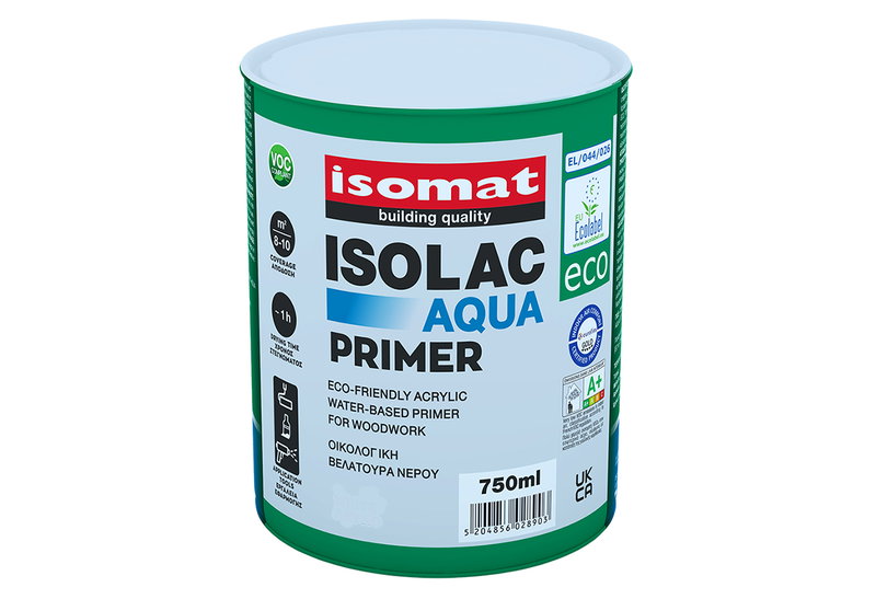 Υπόστρωμα Βερνικοχρωμάτων Νερού Isomat Isolac Aqua Eco Primer 750ml