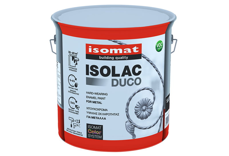 Βερνικόχρωμα Isomat Isolac-Duco Βάση P 2.25lt
