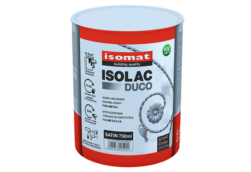 Βερνικόχρωμα Isomat Isolac-Duco Βάση P 750ml