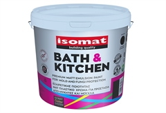 Χρώμα Πλαστικό Isomat Bath & Kitchen Λευκό 10lt