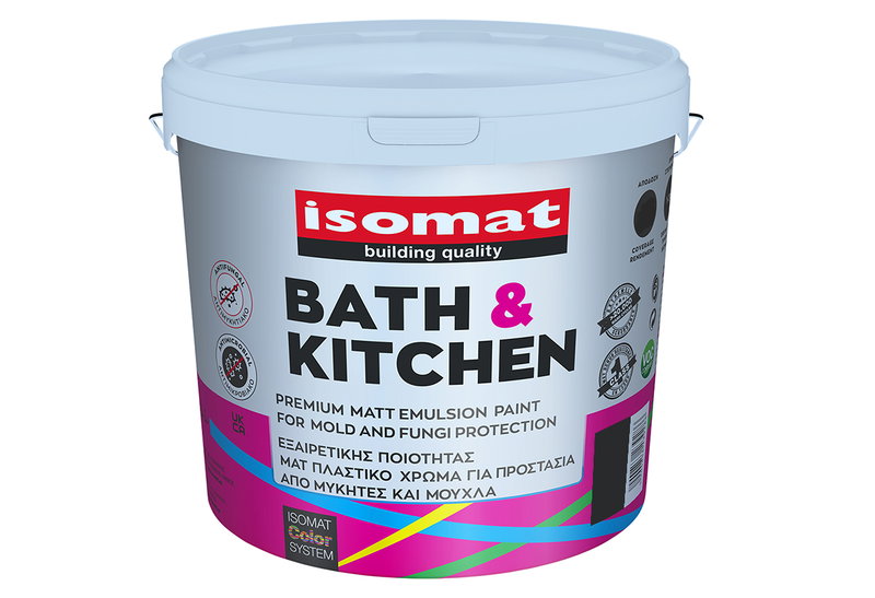 Χρώμα Πλαστικό Isomat Bath&Kitchen Βάση P 3lt