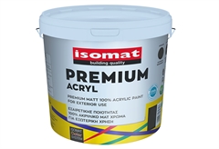 Χρώμα Ακρυλικό Isomat Premium Acryl Βάση TR 2.85lt