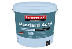 Χρώμα Ακρυλικό Isomat Standard Acryl Λευκό 3lt