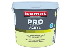Χρώμα Ακρυλικό Isomat Pro Acryl Λευκό 9lt