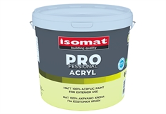 Χρώμα Ακρυλικό Isomat Pro Acryl Λευκό 3lt