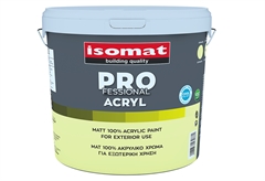 Χρώμα Ακρυλικό Isomat Prof Acryl Βάση D 8.7lt