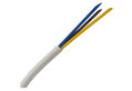 Καλώδιο Ρεύματος Εύκαμπτο Λευκό Wairel H03VV-F 3x2.5mm² με το Μέτρο