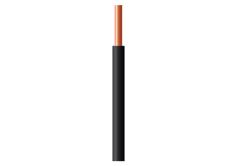 Καλώδιο Ρεύματος Μαύρο Wairel NYA ΗΟ5V-U 1x1.5mm² με το Μέτρο