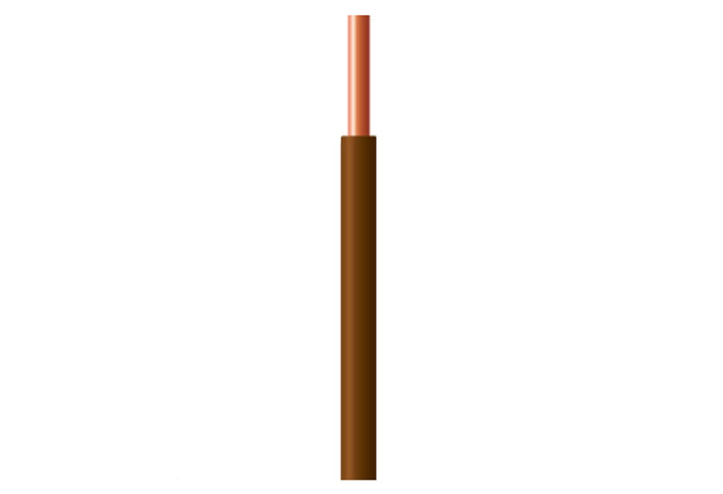Καλώδιο Ρεύματος Καφέ Wairel NYA ΗΟ5V-U 1x1.5mm² με το Μέτρο