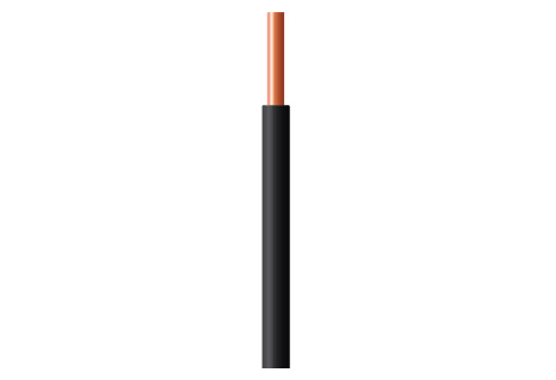 Καλώδιο Ρεύματος Μαύρο Wairel NYA ΗΟ7V-U 1x2.5mm² με το Μέτρο