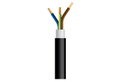 Καλώδιο Ρεύματος Μαύρο Wairel NYY J1VV-U 3x1.5mm² με το Μέτρο