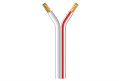 Καλώδιο Ρεύματος Λευκό Wairel NYFAZ H03VH-H 2x0.75mm² 5m