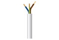Καλώδιο Ρεύματος Εύκαμπτο Λευκό Wairel H05VV-F 3x2.5mm² 5m