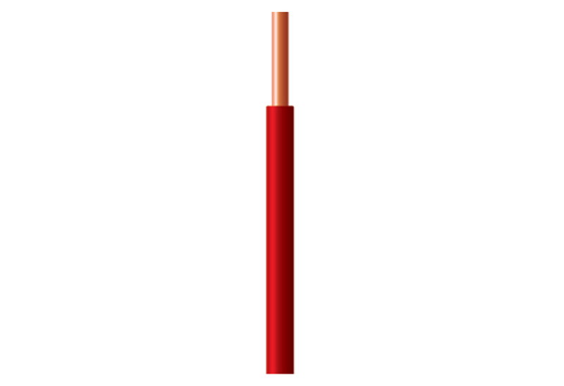 Καλώδιο Ρεύματος Κόκκινο Eurolamp NYA ΗΟ5V-U 1x1mm² με το Μέτρο
