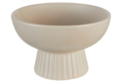 Διακοσμητικό Μπωλ Atmosphera Chaya Μπεζ