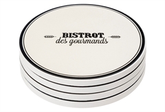Σουβέρ Secret De Gourmet Bistrot Φ10cm 4τμχ