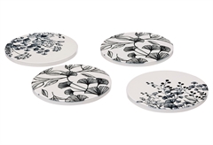 Σουβέρ Secret De Gourmet Floral Φ10cm 4τμχ
