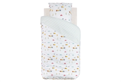 Σετ Παπλωματοθήκη Μονή 2 Όψεων 200x140cm & Μαξιλαροθήκη 65x65cm Atmosphera Cars Kids