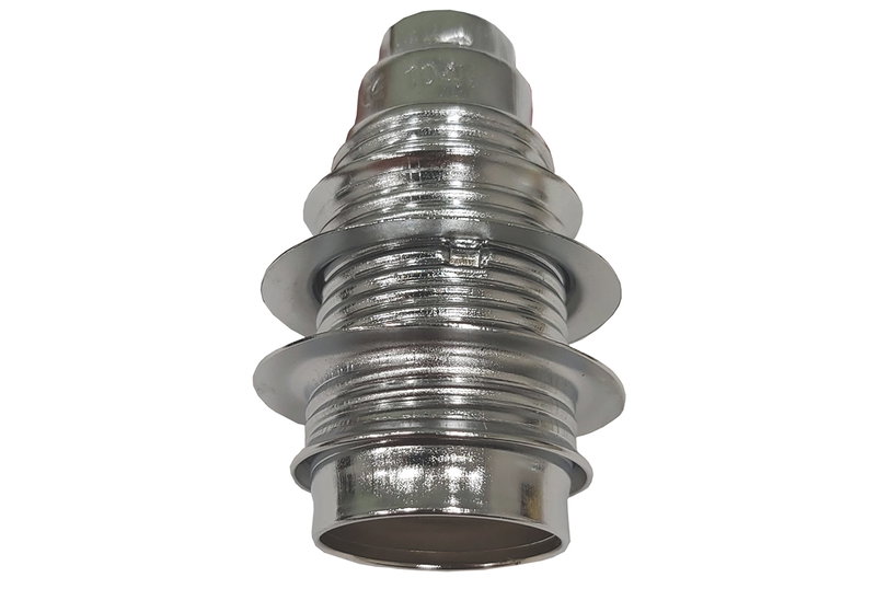 Ντουί Eurolamp Μεταλλικό 2 Δαχτυλίδια Νίκελ E14